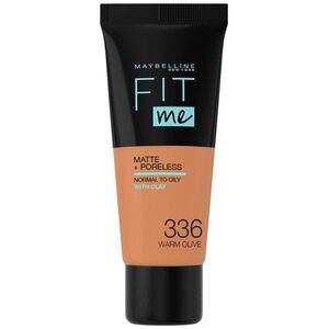 Maybelline Maybelline, Fit Me Matte + Poreless, Liquid Foundation, 336, Warm Olive, 30 ml για γυναίκες 13078786 3600531583347