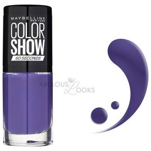 Maybelline  Maybelline, Color Show 60 Seconds, Nail Polish, Nr. 336, Violet Vogue, 7 ml For Women