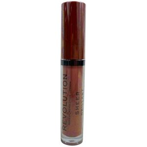 Makeup Revolution Makeup Revolution, Sheer Brilliant, Vegan, Lip Gloss, 123, Brunch, 3,5 ml για γυναίκες 13079580 5057566073622