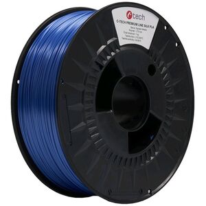 C-Tech C-TECH Tisková κορδόνι (νήμα) PREMIUM LINE, Silk PLA, signální blue, RAL5005, 1,75mm, 1kg 13671284 8594125014513