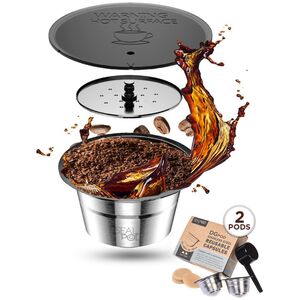Reusable capsules compatible with NESCAFE(r) Dolce Gusto(r) Sealpod Duo Pack