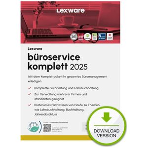 Program Lexware LEXWARE ESD b�roservice komplett 2025 Mehrplatzversion unbegrenzte Laufzeit Download