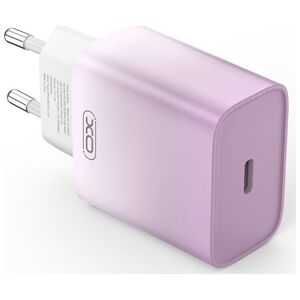 Ładowarka sieciowa XO CE18, USB-C, PD30W (fioletowa)