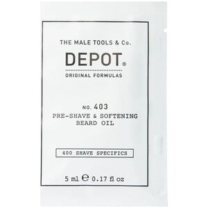Depot, 400 Shave Specifics No. 403, Sweet Almond, Softening, Pre-Shaving Oil, 5 ml For Men