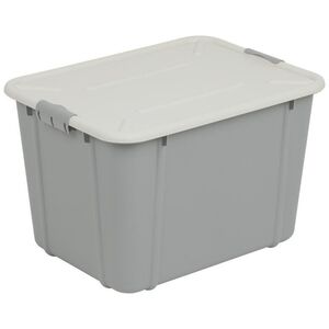 Branq BranQ - Pojemnik pudełko + pokrywka - 30 L - VELUR - jasnoszary - 7530