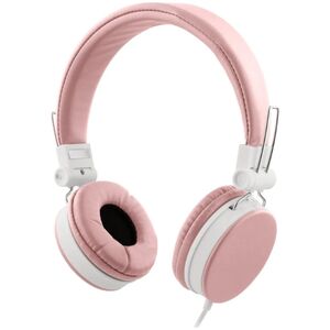 Ακουστικά Streetz STREETZ ausinės su μικρόφωνο, sulankstomos, 3,5 mm jungtimi, 1,5 m rožinės HL-W202 13434096 7333048046314