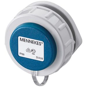 Mennekes MENNEKES Udtag indbygning Schuko 2 polet med jord, 16A 230V IP68. Διάμετρος φλάντζας 73 mm, med skrue τερματικό. 13800197 4015394288060
