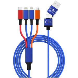Καλώδιο USB Smrter smrter Hydra ELITE 6in1 Nylon-Ladekabel Type Lightning, πολλαπλών λιανικών 12687898 4250551407124
