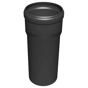Almeva STARR Σωλήνας με υποδοχή 0,5m, DN 80 UV Stable Μαύρο 12207021 7630005898079