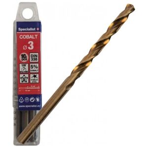 Specialist+ Specialist+ Τρυπάνι μετάλλου κοβαλτίου. γρ. 3mm 10vnt 10406139 4779039134371