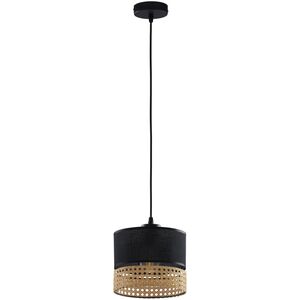 Lampa wisząca TK Krywult Paglia 6544 lampa wisząca zwis 1x15W E27 czarna