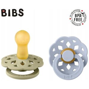 Σαλιάρες BIBS BOHEME 2-PACK KHAKI & DUSTY BLUE M Hevea Rubber Soother 11461008 5713795236725