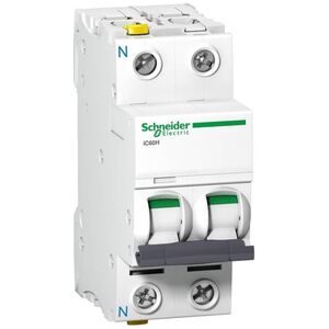 Schneider Electric Wyłącznik nadprądowy 1P+N B 16A 10kA AC iC60H-B16-1N A9F06616