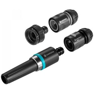 Βασικός εξοπλισμός Gardena GARDENA EcoLine, συμπεριλαμβανομένου ακροφυσίου καθαρισμού (μαύρο/τιρκουάζ, 5 τεμάχια) 10405884 4078500057608
