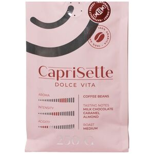Coffee beans Caprisette Dolce Vita, 250 g