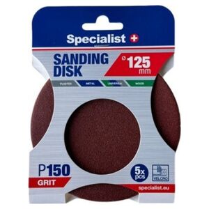 Specialist+ SPECIALIST+ χαρτί λείανσης P150, 125 mm, 5 τεμ. 14417808 4779052491505