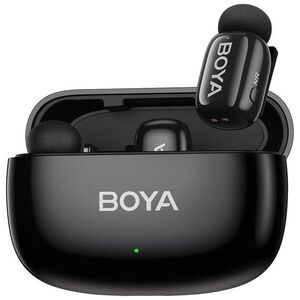Boya Mini-14 Ultracompact 2.4GHz Wireless Microphone System with USB-C plug(Black)