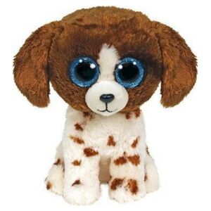Meteor Maskotka Ty Beanie Boos Pies brązowo-biały - Muddles 15 cm