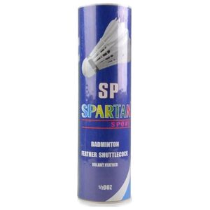 Spartan Lotki/Piłki do Badmintona Spartan Naturalne Pióra 6 szt.