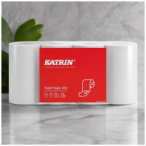 Katrin Toiletpapir Katrin Classic 200 2-lags 25 m 64 rul/kar 181402 - (64 χάρακες πρ. χαρτοκιβώτιο) 14051009 7316975181402