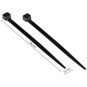Καλές Συνδέσεις Καλές Συνδέσεις Kabelbinder 100mmx2,5mm 100 St. schwarz 14148376 4014619708598