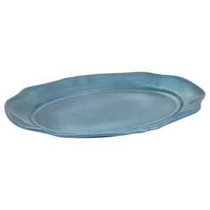 Tina Serveringsfat BLUE TINA - Large (38x27x3,5cm) - Stengods - Blå 14242260 7350000768268