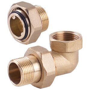 Perfexim Dwuzłączka mosiężna kolanowa z oringiem 1/2" (07-148-0150-000)