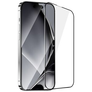 Tempered glass metal frame for Xiaomi Redmi 14C black frame 5906961962317