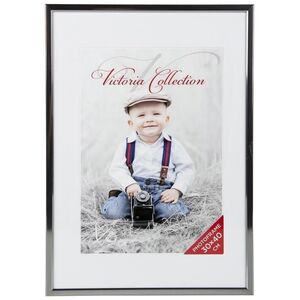 Victoria Collection Κορνίζα από αλουμίνιο 30x40, γκρι 13991669 4741326202544