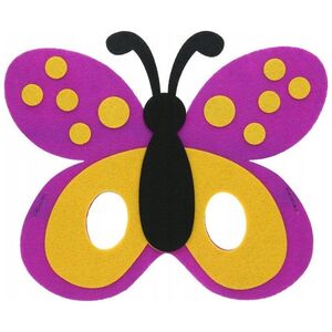 GoDan Maska filcowa motylek 18x15.5cm