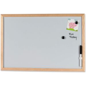 Λευκός Πίνακας NAGA 60 x 40 cm μαγνητικός μελάνι με τρέσα. 1 og μαρκαδόρος 2 μαγνήτης Hvid 60x1,5x40mm (1stk) 13957619 5708573115033