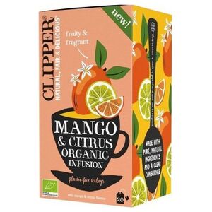 Clipper Clipper - Mango & Citrus Organic Infusion - Herbata 20 Torebek