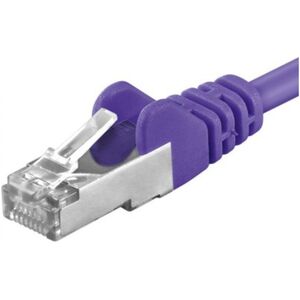 Καλώδιο Patch PremiumCord PREMIUMCORD CAT6a S-FTP, RJ45-RJ45, AWG 26/7 10m fialová 11844656 8592220016883