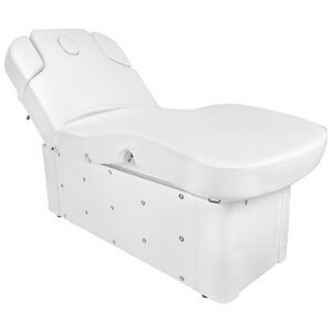 Azzurro SPA LEŻANKA KOSMETYCZNA AZZURRO KRYSTAL 370-3 4 SILN. BIAŁA PODGRZEWANA