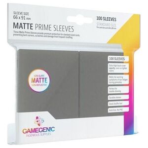 Rebel Gamegenic: Matte Prime CCG Sleeves 66x91mm Grey