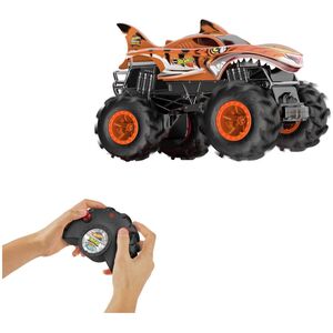 Mattel Hot Wheels Monster Trucks Zdalnie sterowana ciężarówka Tiger Shark