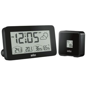 Μετεωρολογικός σταθμός Braun Braun BC 13 BP DCF Radio Weather Station μαύρο 13965879 4007218676047