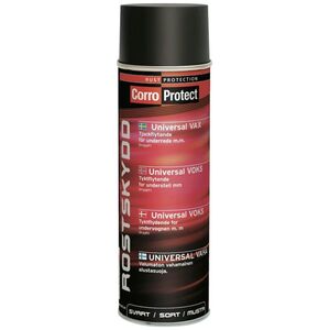 Universal Color CorroProtect Universal Voks Sort - Spray - 500 ml. 14045977 7314890210559