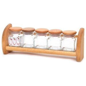 Okko Okko Spices Cruet Kit Με Ράφι 002701 5 Τμ 14068603 4772013402145