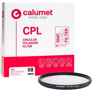 Calumet Filter Calumet CPL SMC Filter 58 mm Ultra Slim 28 Layers 14071141 5903175624956