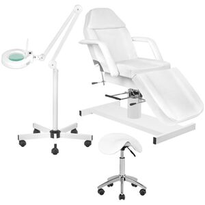 Activeshop Zestaw fotel 210 + lampa lupa led S5 + taboret 302