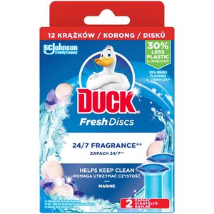 Duck, Żelowy krążek toaletowy, Marin, 2 x 36 ml