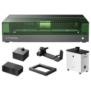 xTool Grawerka laserowa 2w1 xTool S1 40W - zestaw All-in-One (Czarny)
