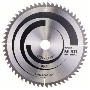 Bosch Tarcza pilarska Multi Material 254 x 30mm 60z (2608640449)