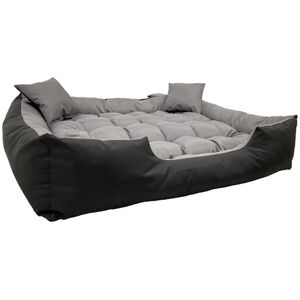 AIO Europe Legowisko dla psa ECCO 80x60 / 100x75 cm szaro-czarne