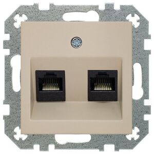 Liregus IKL-002-01.R/ONC COMPUTER SOCKET 2XRJ45 13475895 4770025000762