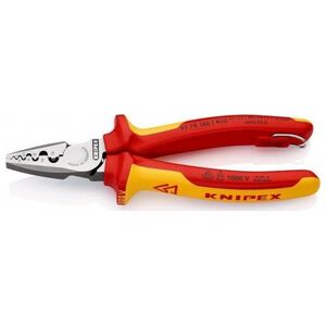 Zestaw narzędzi Knipex SZCZYPCE DO ZAGNIATANIA TULEJEK KABLOWYCH 180MM