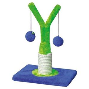 Yarro International Drapak Mini Drzewko zielono-niebieski 18x18x32cm