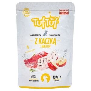 BULT TUF TUF Saszetka mielonki dla psa Kaczka z Jabłkiem 100g