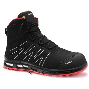 Sourcing Boots ELTEN ENNO XXT Pro Mid ESD S3S, μαύρο/κόκκινο 44 13203587 4030839364109